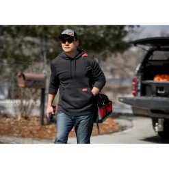 Milwaukee Tools Midweight Pullover Hoodie Black 351B