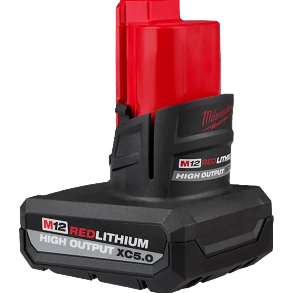 Milwaukee Tools M12 Redlithium High Output XC5.0 Battery Pack 2 Pack 48-11-2450S