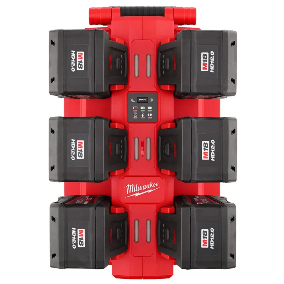 Milwaukee Tools M18 Six Bay Daisy Chain Rapid Charger 48-59-1817