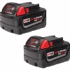 Milwaukee Tools M18 XC High Capacity (3.0 AH) Redlithium Battery Two Pack 48-11-1822
