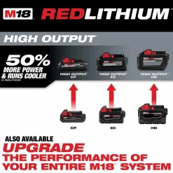 Milwaukee Tools M18 XC High Capacity (3.0 AH) Redlithium Battery Two Pack 48-11-1822
