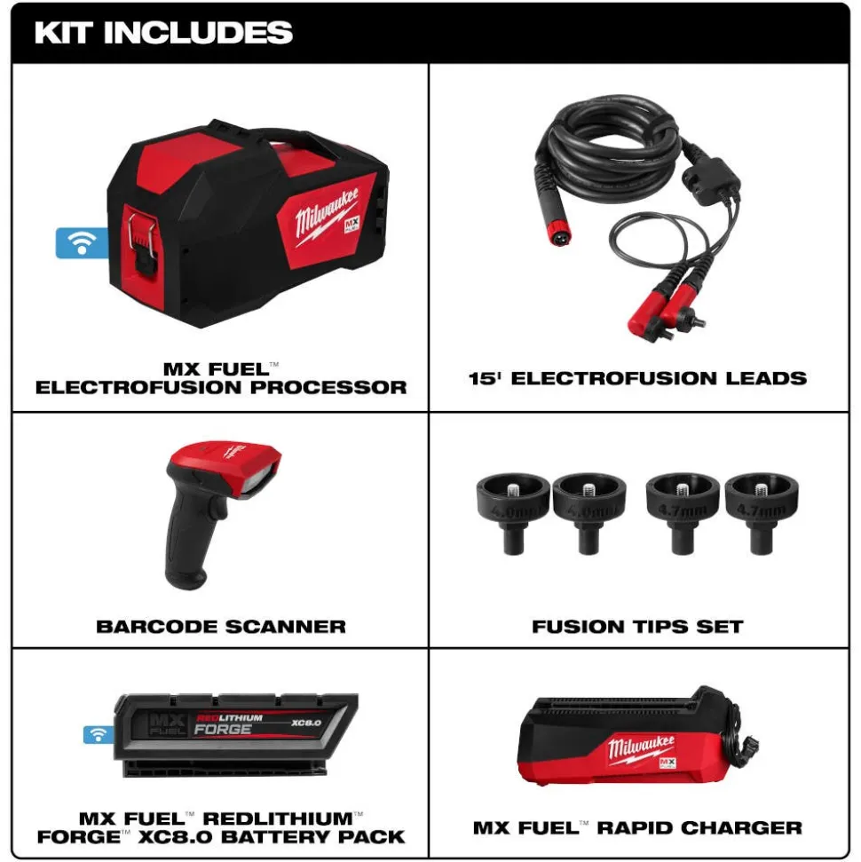 Milwaukee Tools MX FUEL™ Electrofusion Processor MXF545-XC