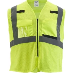 Milwaukee Tools Non-Breakaway Class 2 Mesh Safety Vest Hi-Vis Orange 48-73-511O
