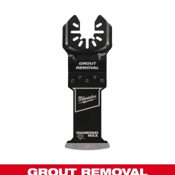 Milwaukee Tools OPEN-LOK DIAMOND MAX Diamond Grit Grout Removal Multi-Tool Plunge Blade 49-25-2251