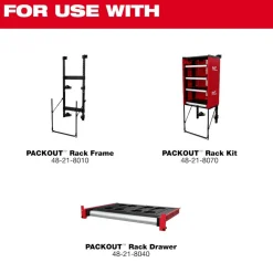 Milwaukee Tools PACKOUT™ Rack (Stationary or Vehicle Mount) 48-21-8000