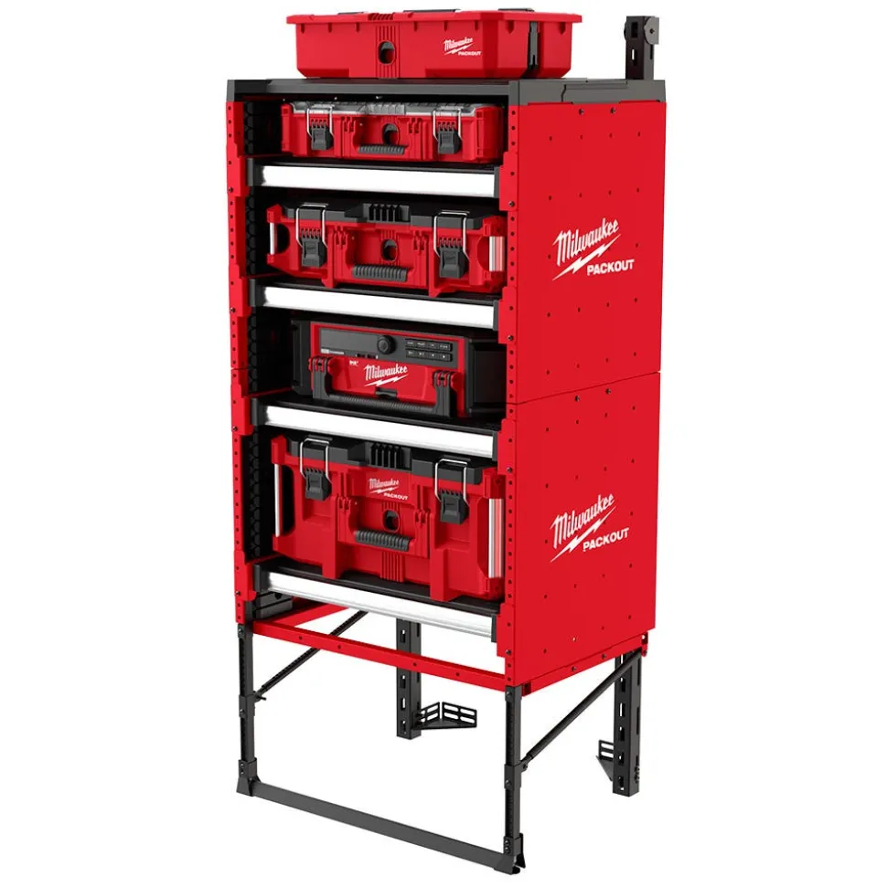 Milwaukee Tools PACKOUT™ Rack Kit (Stationary or Vehicle Mount) 48-21-8070