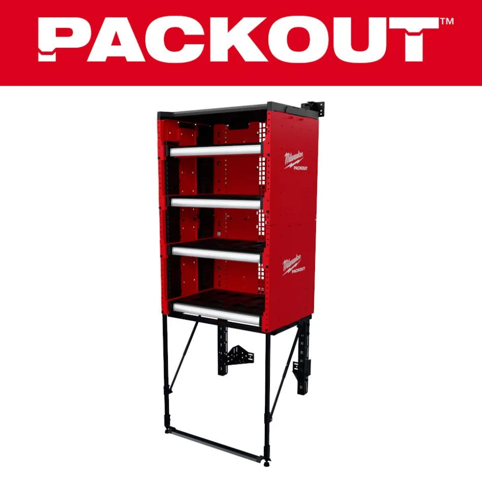Milwaukee Tools PACKOUT™ Rack Kit (Stationary or Vehicle Mount) 48-21-8070