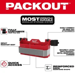 Milwaukee Tools PACKOUT Tool Box Caddy Attachment 48-22-8602