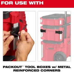 Milwaukee Tools PACKOUT Tool Box Long Tool Holder Attachment 48-22-8607