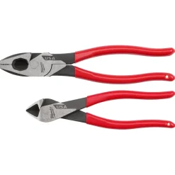 Milwaukee Tools 2PC Dipped Grip Cutting Pliers Set (USA) MT500-2