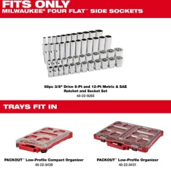 Milwaukee Tools 98pc 3/8