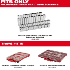 Milwaukee Tools 98pc 3/8