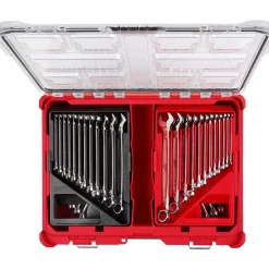 Milwaukee Tools 30 Piece Metric & SAE Combination Wrench Set with PACKOUT Organizer 48-22-9485
