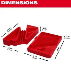 Milwaukee Tools 15 Piece SAE Combination Wrench Trays 48-22-9484T