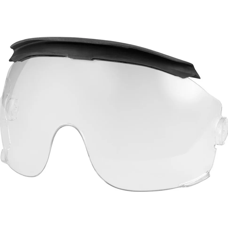 Milwaukee Tools 10pk Gasketed Clear Eye Visor Replacement Lenses (Milwaukee BOLT Safety Helmet & BOLT Hard Hat Mount) 48-73-1454