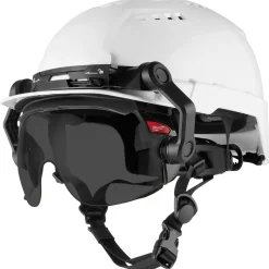 Milwaukee Tools 10pk Gasketed Tinted Eye Visor Replacement Lenses (Milwaukee BOLT Safety Helmet & BOLT Hard Hat Mount) 48-73-1455