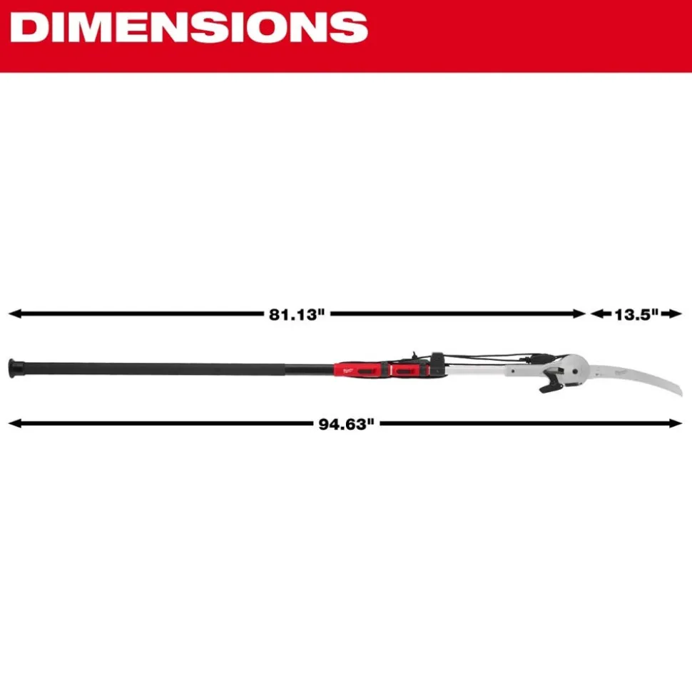 Milwaukee Tools 16' Pole Saw & Pruner 48-22-9375