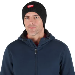 Milwaukee Tools Rib-Knit Cuffed Beanie - Black M750B