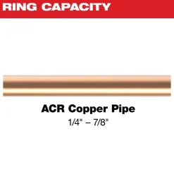 Milwaukee Tools 1/4" - 7/8" RLS® Pivoting Press Ring Kit for M12™ FORCE LOGIC™ Press Tool 49-16-2461RX