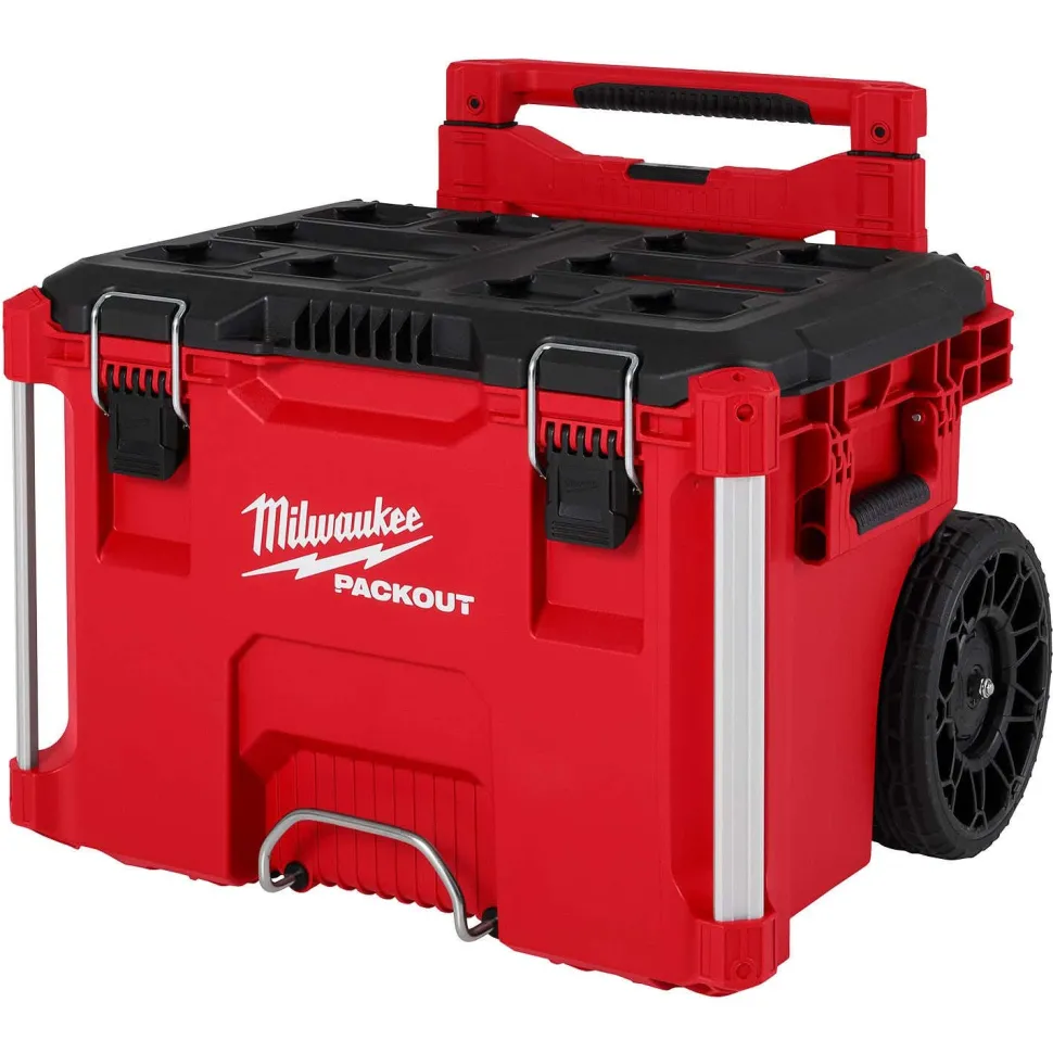 Milwaukee Tools Rolling, X-Large, 4-Drawer & Large PACKOUT Toolbox Bundle