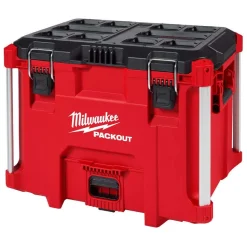 Milwaukee Tools Rolling, X-Large, 4-Drawer & Large PACKOUT Toolbox Bundle