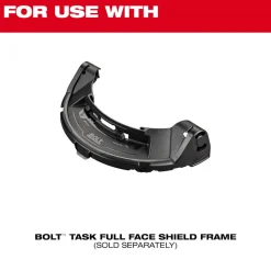 Milwaukee Tools Shade W5 Uncoated Full Face Shield Replacement Lens (Task Full Face Shield Frame) 48-73-1463