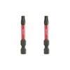 Milwaukee Tools Shockwave 2" Impact Torx T25 Power Bits (2PK) 48-32-4985
