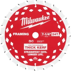 Milwaukee Tools 7-1/4" 24T Thick Kerf Framing Circular Saw Blade Contractor Pack - 25PK 48-40-2740