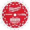 Milwaukee Tools 7-1/4" 24T Thick Kerf Framing Circular Saw Blade - 2PK 48-40-0742