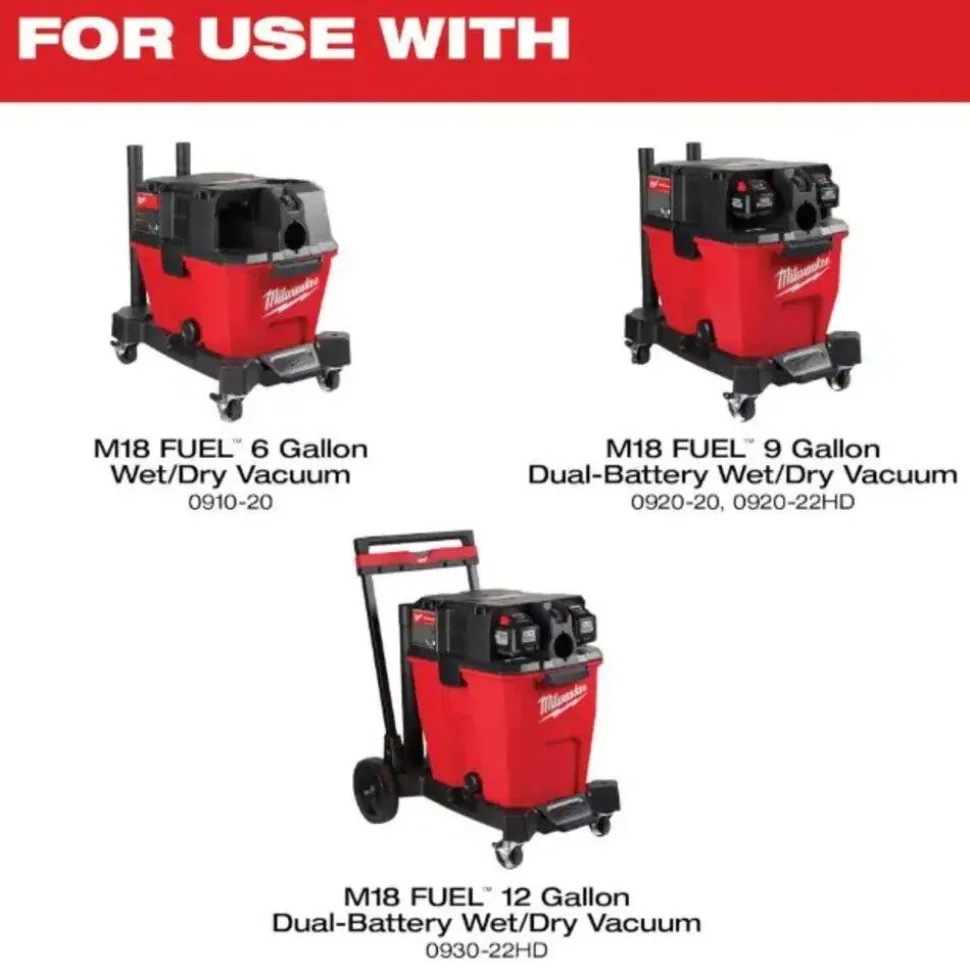 Milwaukee Tools Two Piece HEPA and Foam Wet Filter Kit 49-90-1900HW