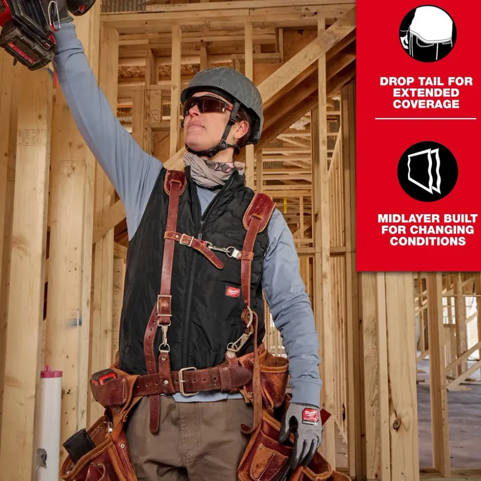 Milwaukee Tools Women's FREEFLEX™ Lightweight Insulated Vest Black