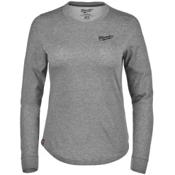 Milwaukee Tools Women's FREEFLEX Hybrid Tee - Long Sleeve Grey