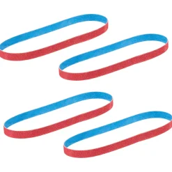 Milwaukee Tools 1/2” x 18” 40/60/80/120 Grit Bandfile Belts – 4 pack variety 48-80-9000