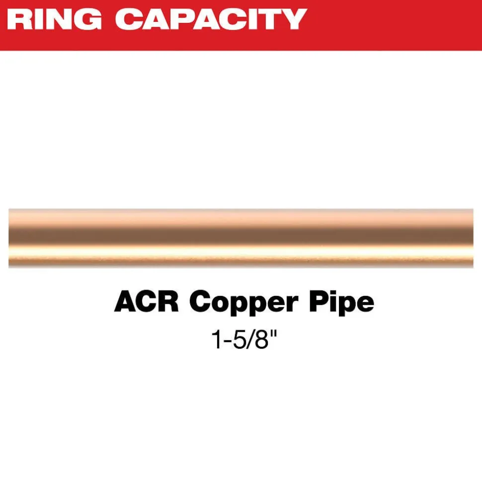 Milwaukee Tools 1-5/8" ZoomLock MAX® and MaxiPro® Pivoting Press Ring 49-16-2670ZX