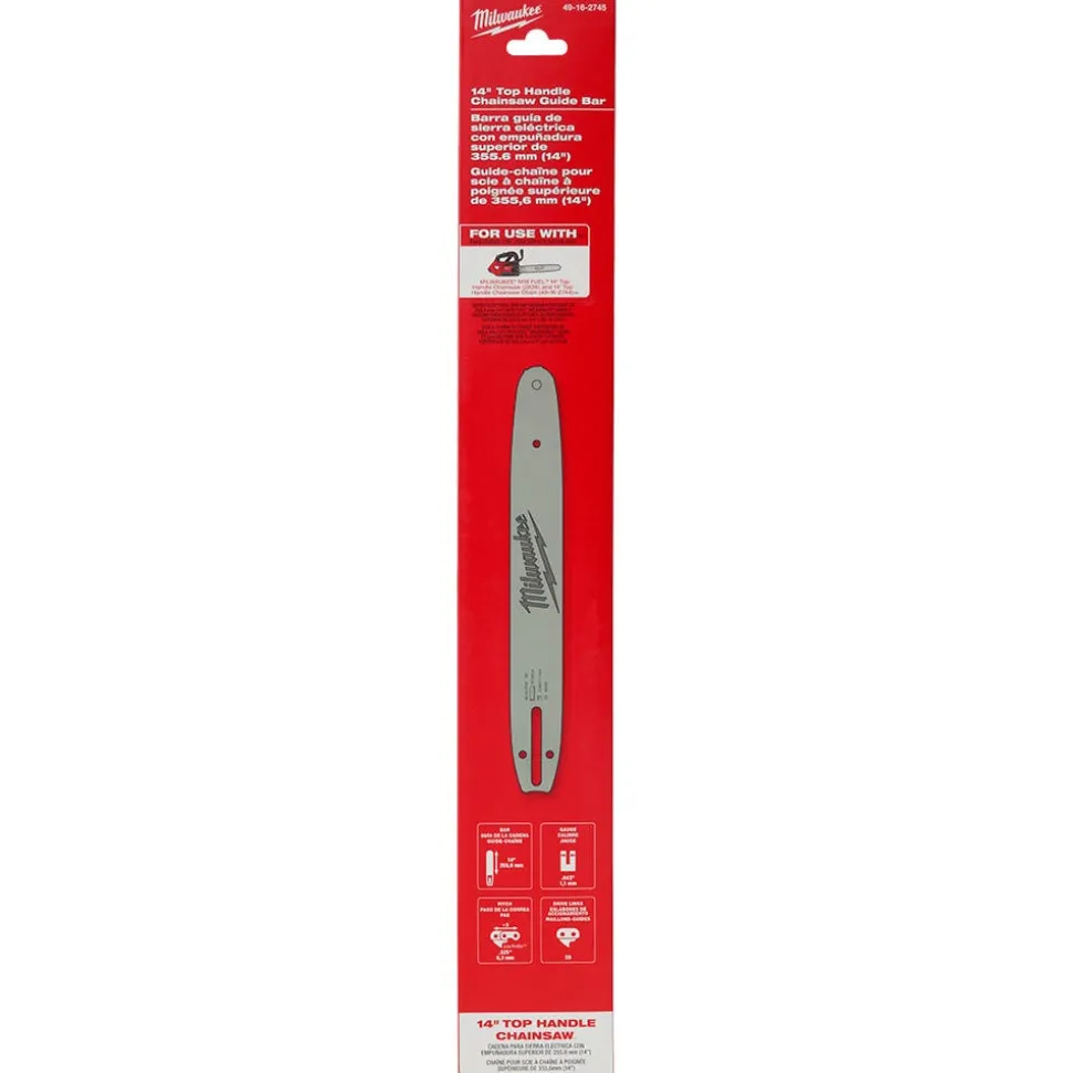 Milwaukee 14" Top Handle Chainsaw Guide Bar 49-16-2745
