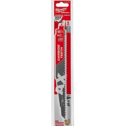 Milwaukee 9" 5 TPI Ax Carbide Sawzall Reciprocating Saw Blade (5 Pack) 48-00-5526