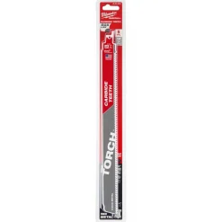 Milwaukee 12" 7 TPI The TORCH Sawzall Blade w/ Carbide Teeth (5-Pack) 48-00-5503