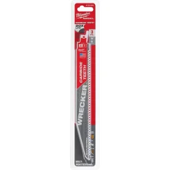 Milwaukee 9" 6 TPI The Wrecker with Carbide Teeth Sawzall Blades (3 Pack) 48-00-5342