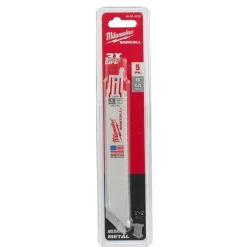 Milwaukee 6" 14 TPI Thin Kerf SAWZALL Blades (5 Pack) 48-00-5182