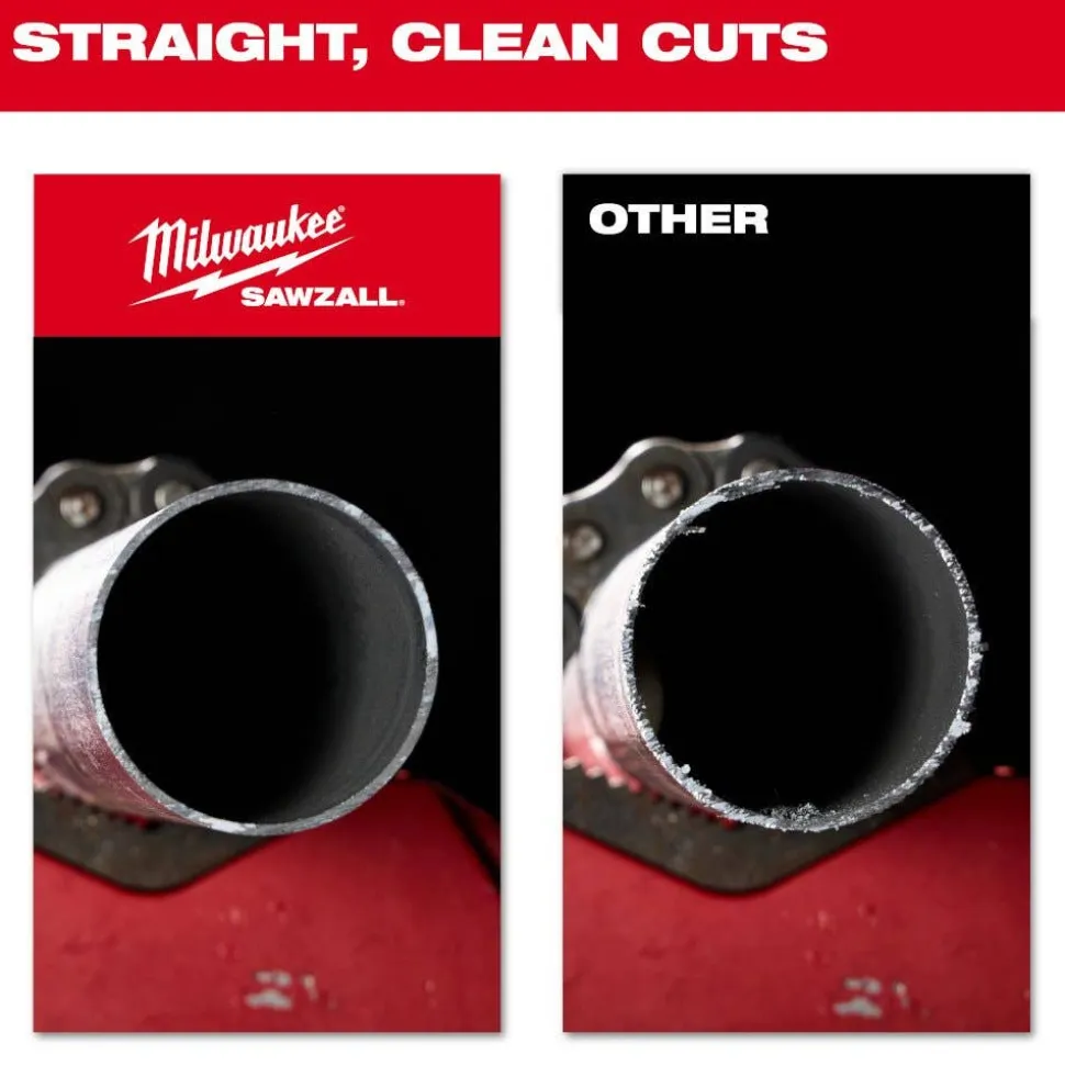 Milwaukee 9" 10TPI TORCH w/ Carbide Teeth Medium Metal Reciprocating Saw Blade - 3 pc 48-00-5352
