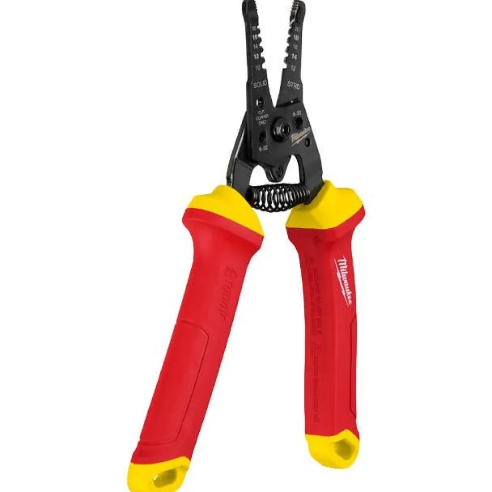 Milwaukee 1000V Insulated 10-20 AWG Wire Stripper & Cutter 48-22-2214