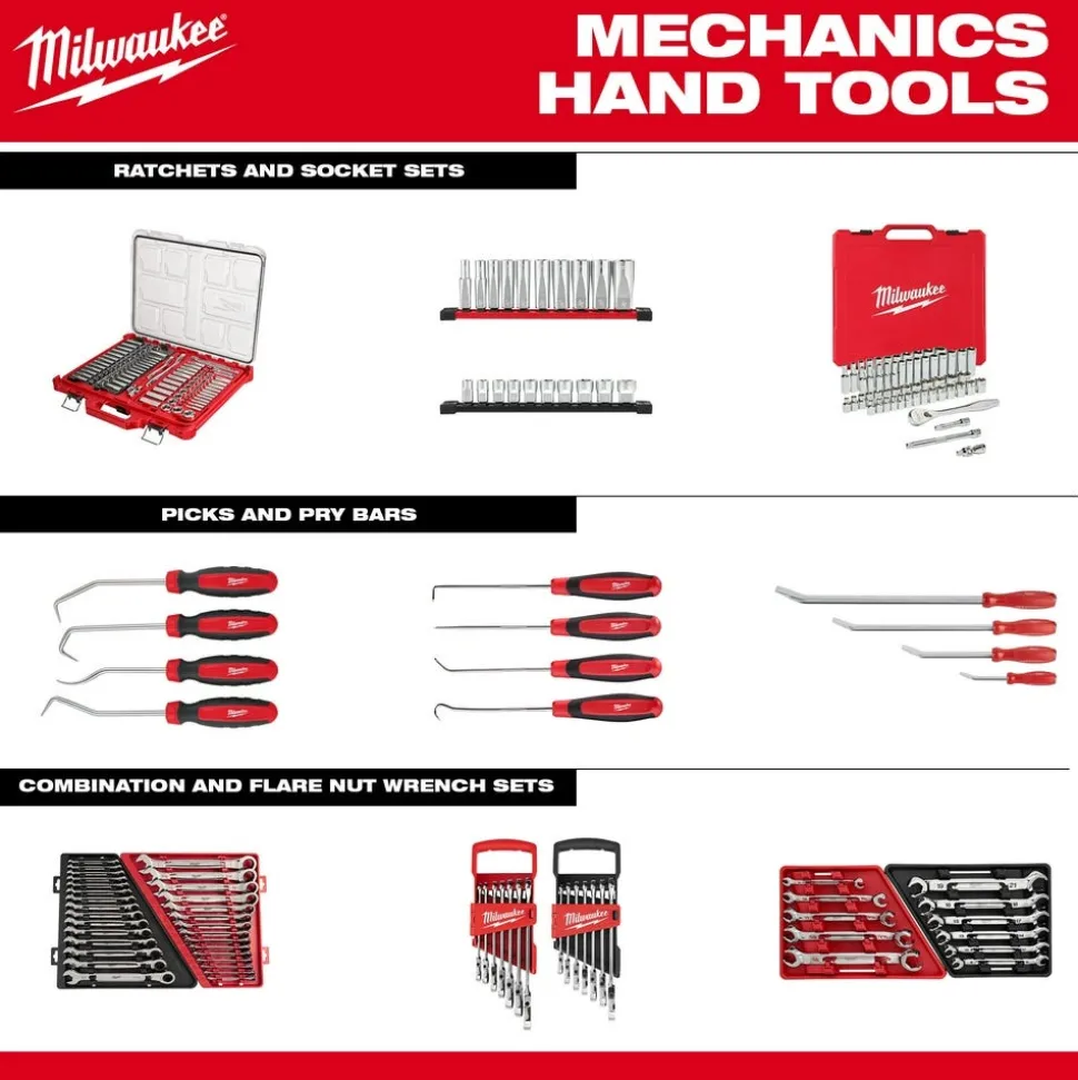 Milwaukee 1/2" X 9/16" Double End Flare Nut Wrench 45-96-8302