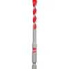 Milwaukee 1/4" x 2" x 4" SHOCKWAVE Impact Duty Carbide Hammer Drill Bit 48-20-9010