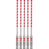 Milwaukee 5/32" x 4" x 6" SHOCKWAVE Impact Duty Carbide Hammer Drill Bits - Bulk 5 PK 48-20-9155