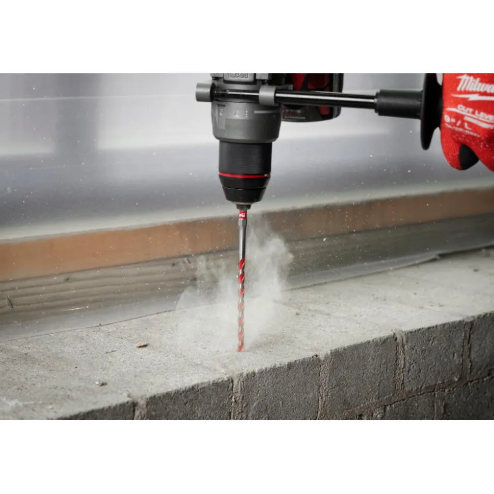 Milwaukee 1/8" x 2" x 3-1/2" SHOCKWAVE Impact Duty Carbide Hammer Drill Bit 48-20-9000