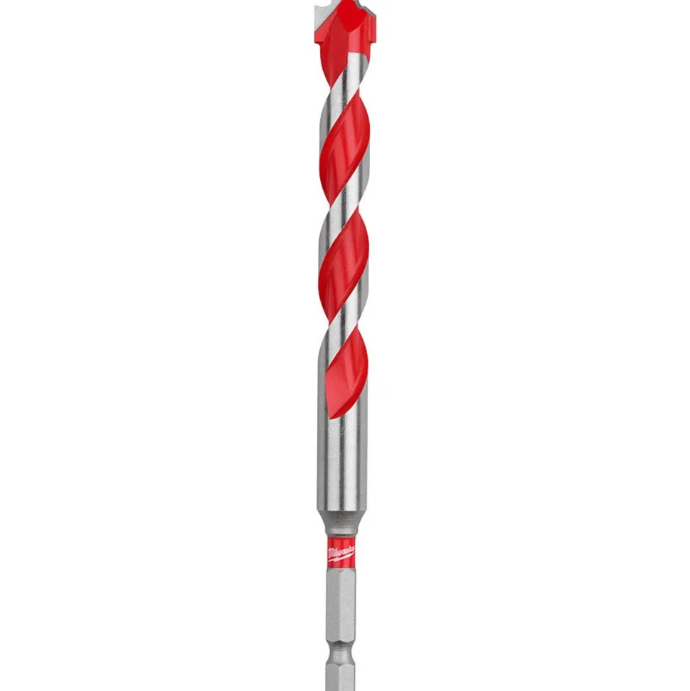 Milwaukee 1/2" x 4" x 6" SHOCKWAVE Impact Duty Carbide Hammer Drill Bit with POWER TIP 48-20-9030