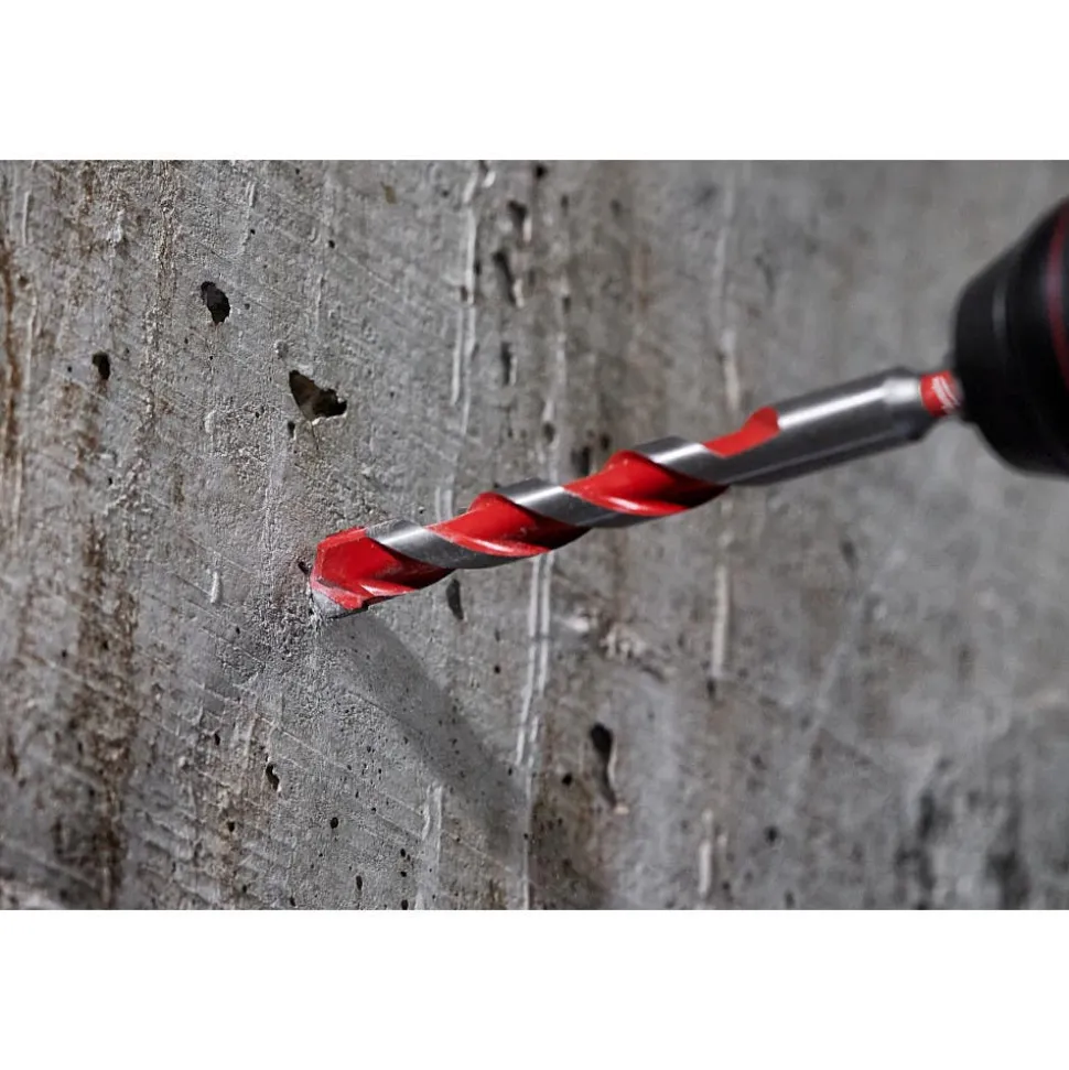 Milwaukee 1/2" x 4" x 6" SHOCKWAVE Impact Duty Carbide Hammer Drill Bit with POWER TIP 48-20-9030