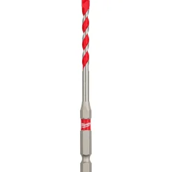 Milwaukee 3/16" x 2" x 4" SHOCKWAVE Impact Duty Carbide Hammer Drill Bit 48-20-9005