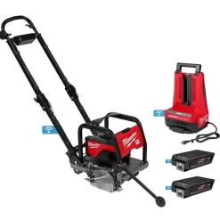 MX FUEL 6" Green Concrete Early Entry Saw Walk-Behind Kit w/ MX FUEL REDLITHIUM HD12.0 Battery Pack Bundle