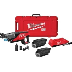 MX FUEL Handheld 6" Core Drill Kit w/ M18 FUEL 1-1/8" SDS Plus Rotary Hammer and HAMMERVAC Dedicated Dust Extractor Bundle